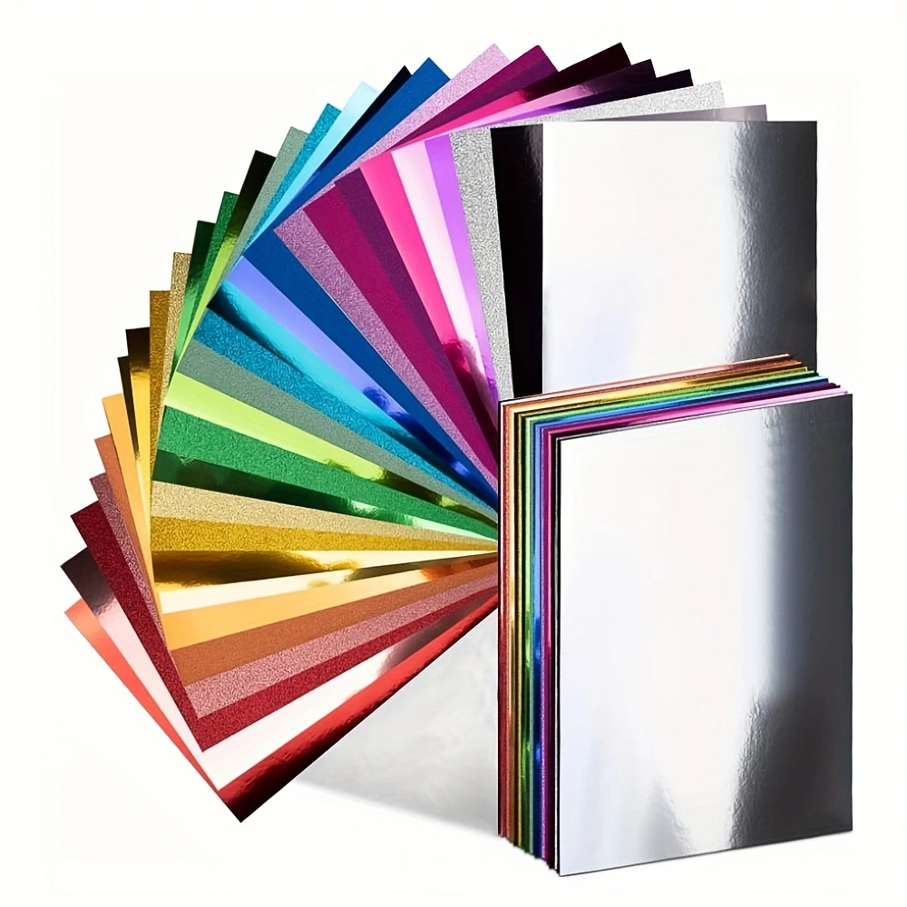 Glitter Vinyl Roll - Lustrzany holograficzny kolorowy brokat metaliczny papier