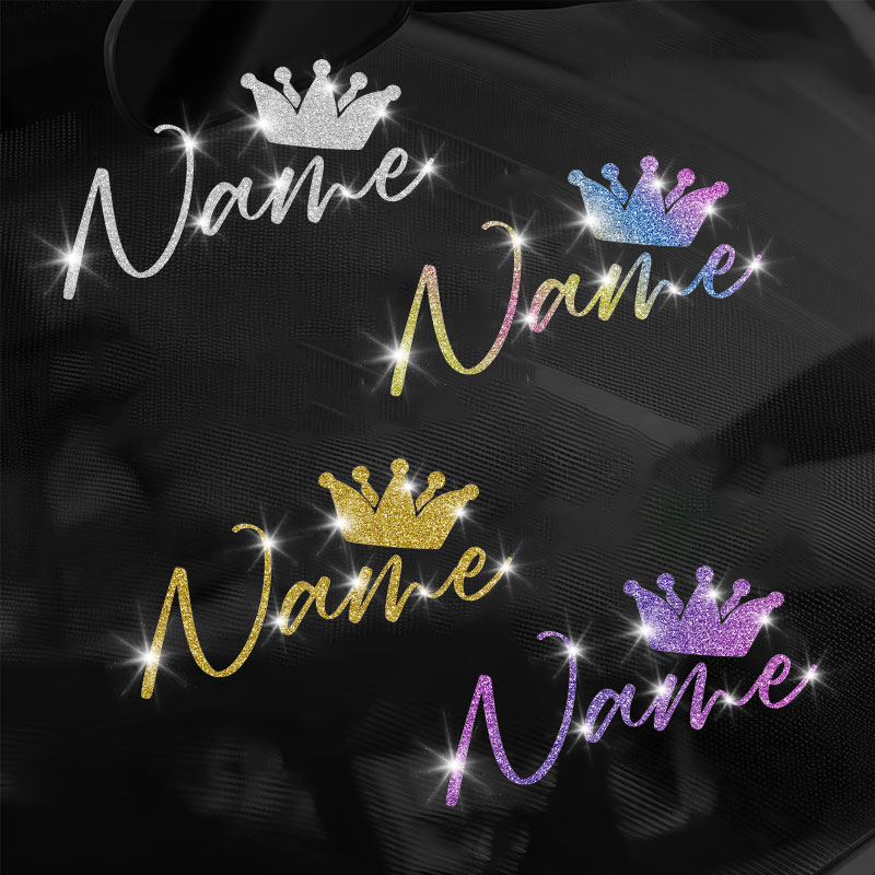 Glitter Vinyl Roll - 1 szt. Personalizowane naklejki z brokatową