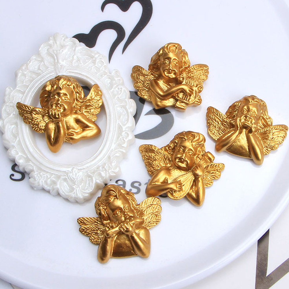 Embellish Craft - 15 szt. Żywiczne Aniołki Akcesoria Rękodzieło