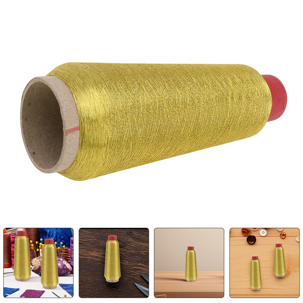Embroidery Craft - 2 rolki wysokiej jakości złotej metalicznej