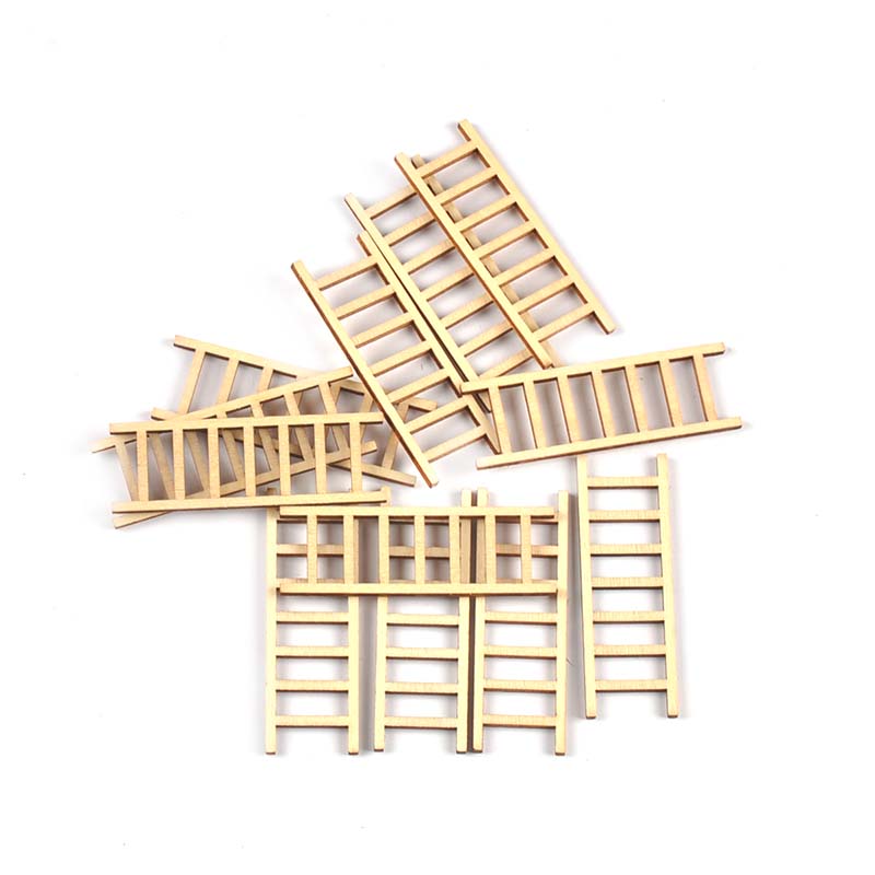 Embellish Craft - 20 sztuk/partia 20x60mm naturalna drabina drewno