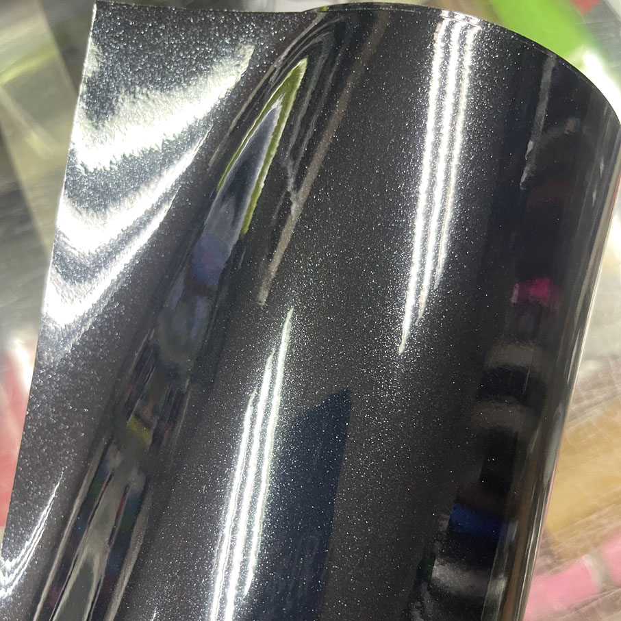 Glitter Vinyl Roll - 20/30/50CM*100/200CM Perłowa błyszcząca czarna biała błyszcząca