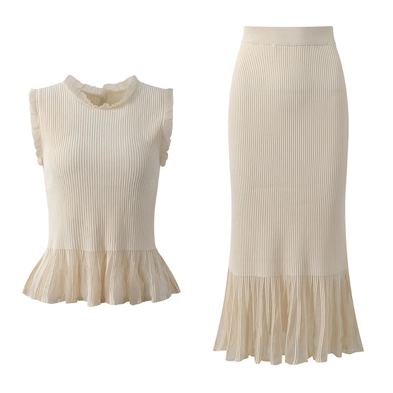 Letni damski komplet z koronko – Elastic Lace Trim recenzja i cena