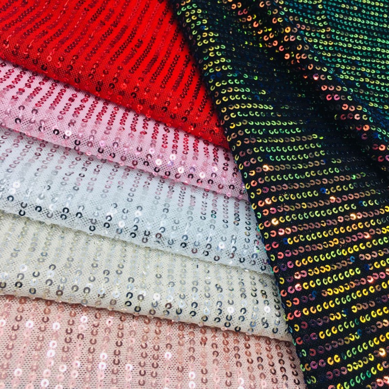 3mm elastyczna siatka cekiny S – Crystal Mesh Fabric recenzja i cena
