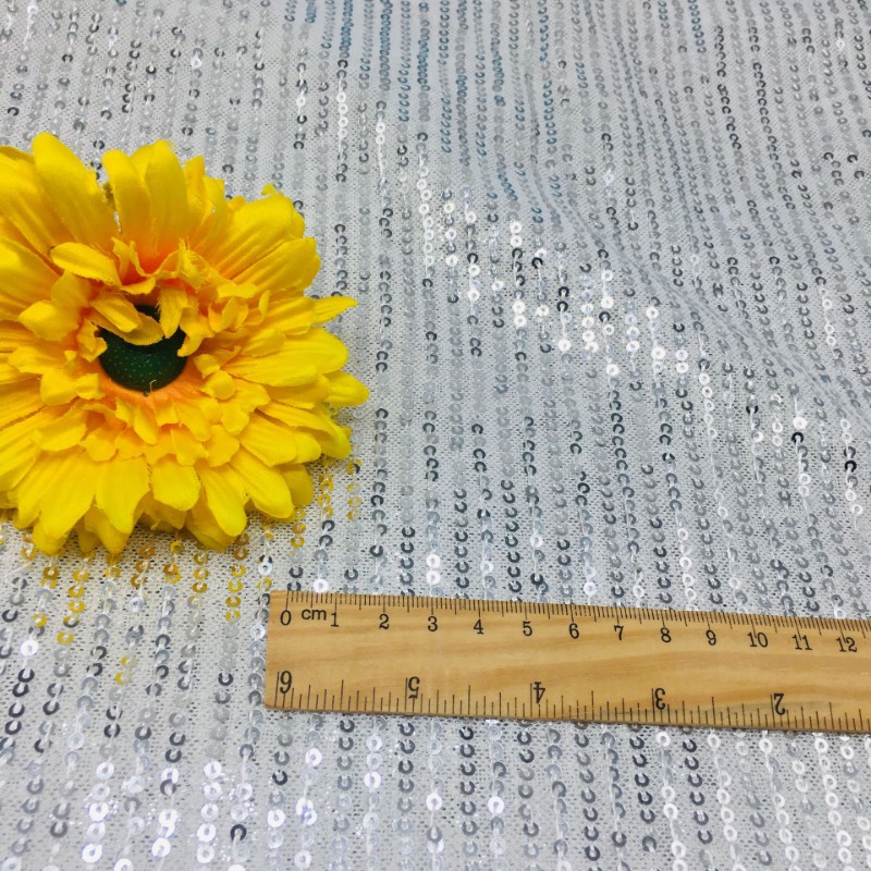 3mm elastyczna siatka cekiny S – Crystal Mesh Fabric recenzja i cena