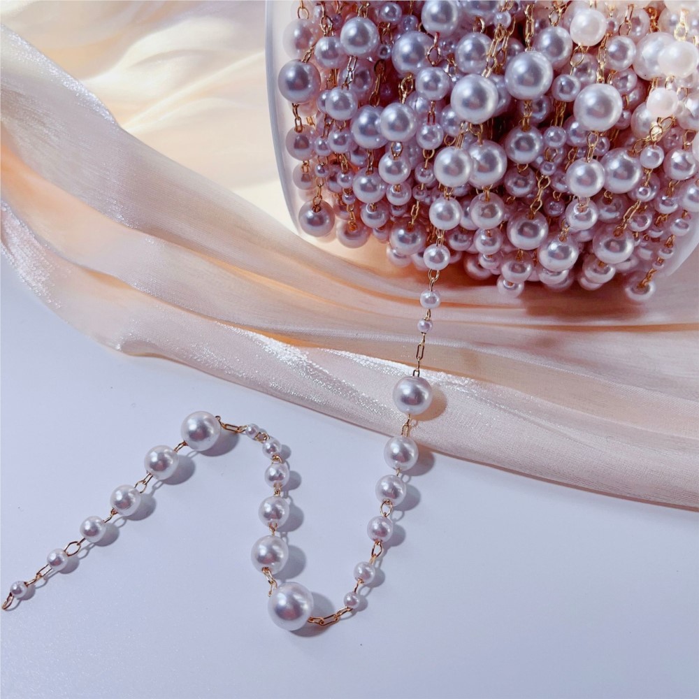 1 metr sztucznych pereł o śred – Pearl Trim Chain recenzja i cena