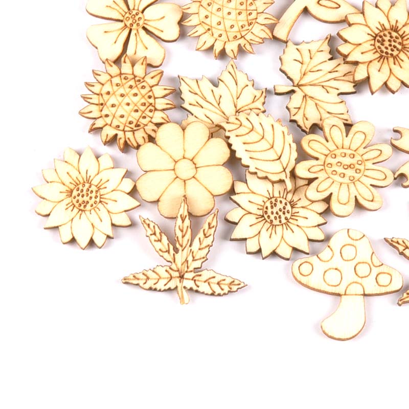 30 sztuk 25-30mm drewno DIY ak – Embellish Craft recenzja i cena