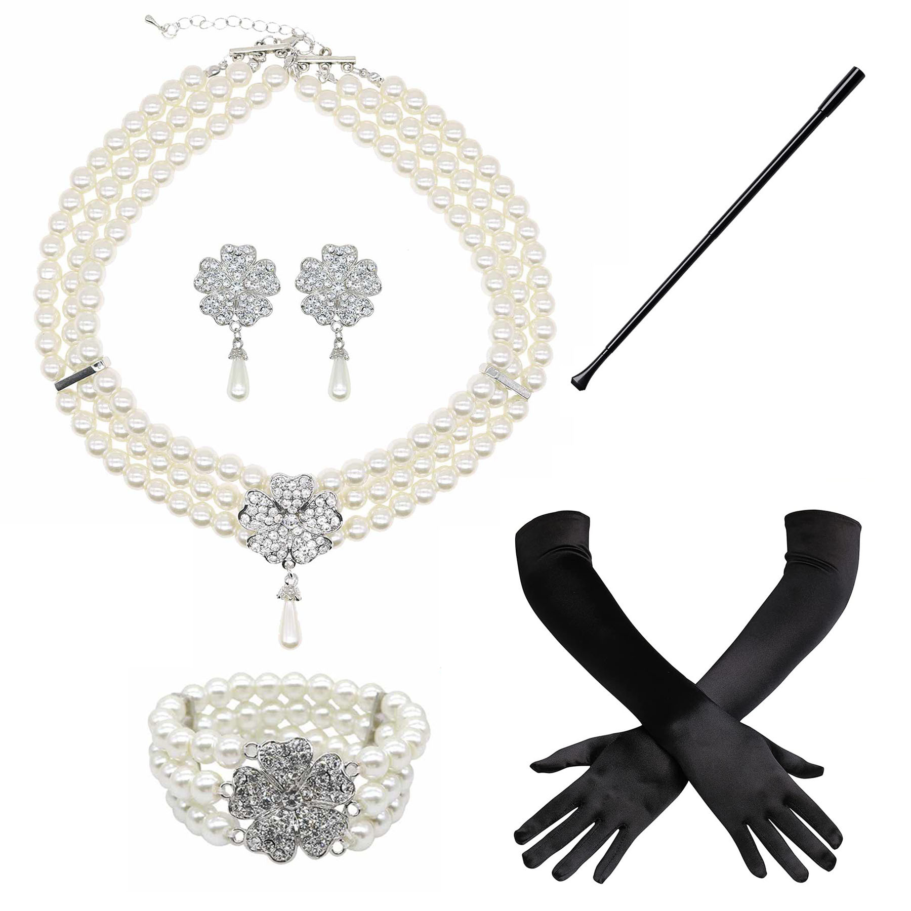 1920s1950s Imitation Pearl Nec – Pearl Trim Chain recenzja i cena