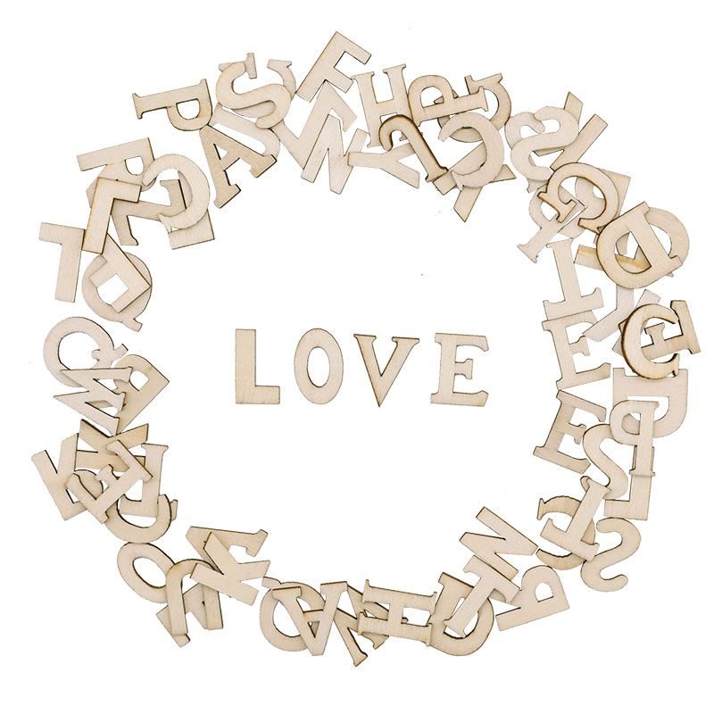 100szt Litery Drewniany Alfabe – Embellish Craft recenzja i cena