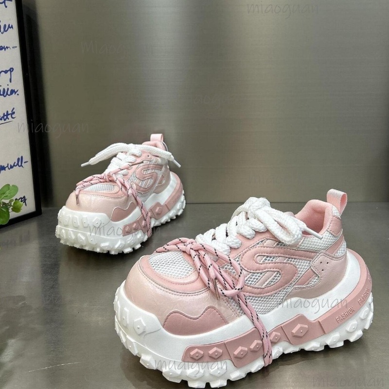 Damskie masywne sneakersy na p – Guipure Lace Panel recenzja i cena