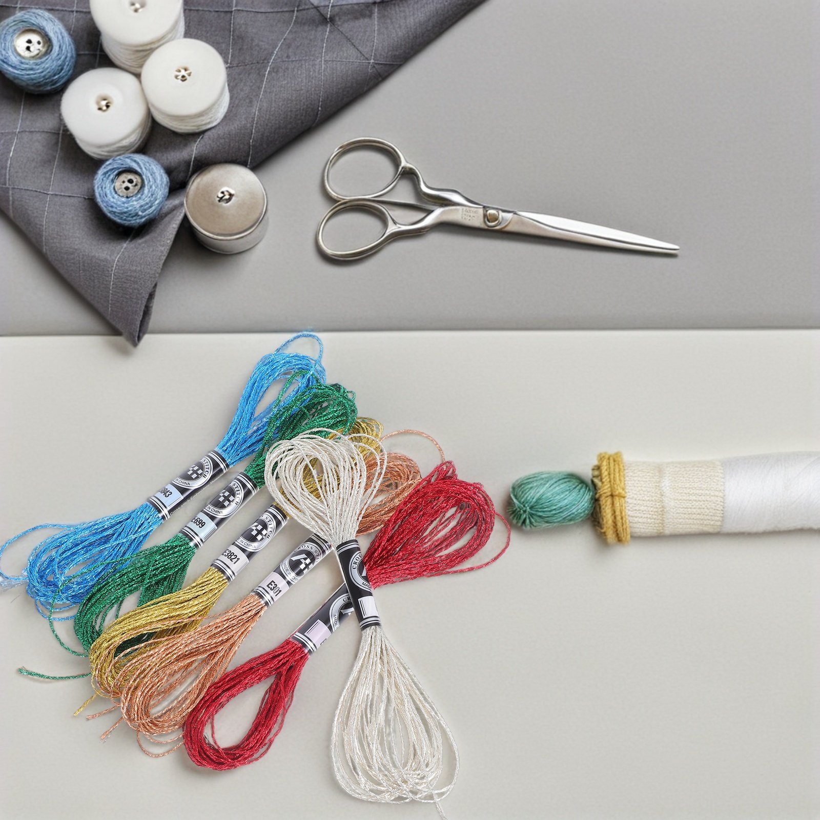 6 sztuk luksusowych metaliczny – Embroidery Craft recenzja i cena