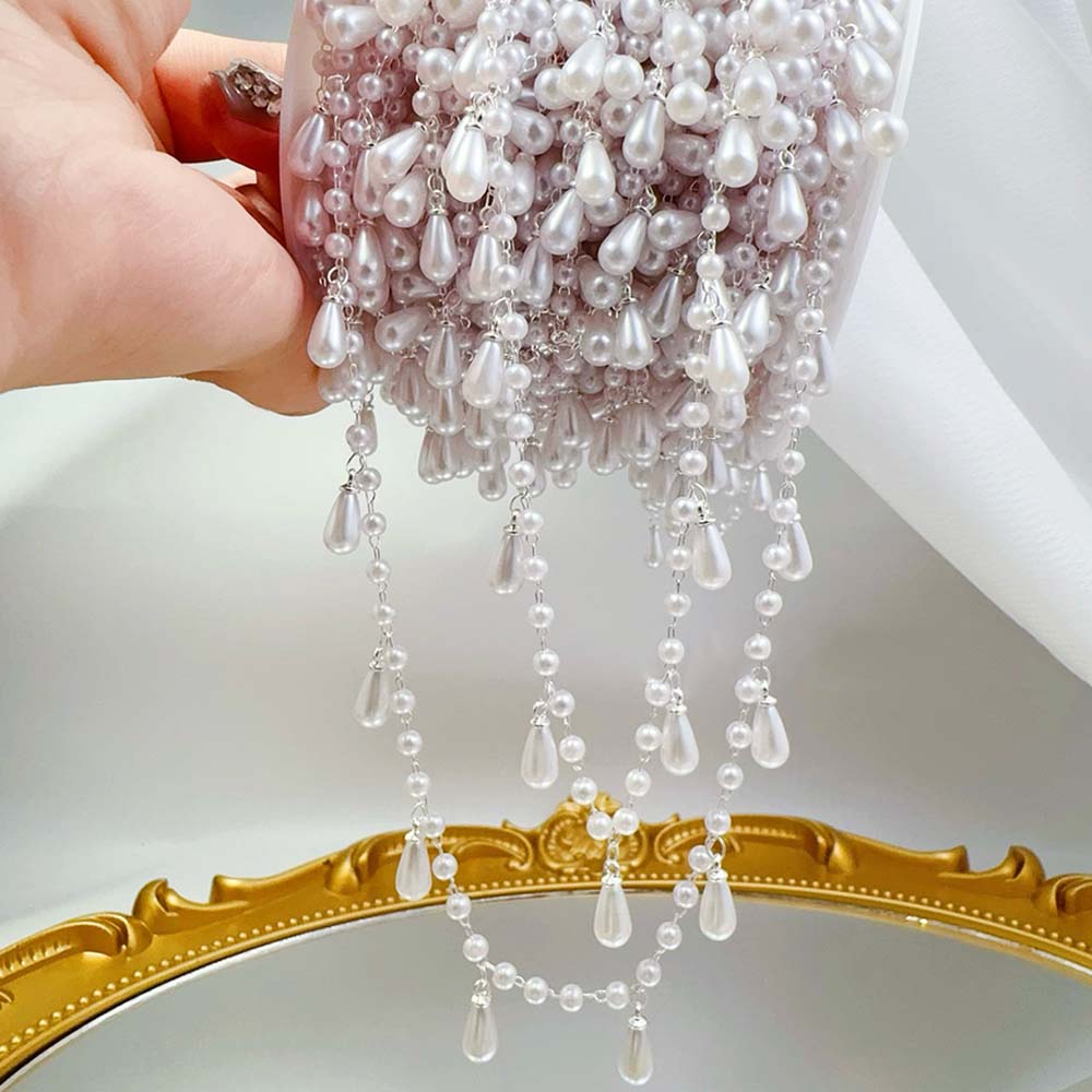 0.5M 1M imitacja perły Waterdr – Pearl Trim Chain recenzja i cena