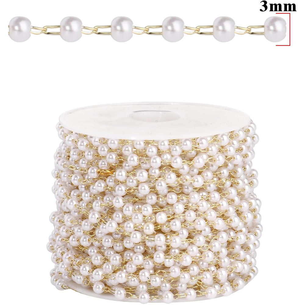20 Metrów Łańcuszka z Imitacji – Pearl Trim Chain recenzja i cena