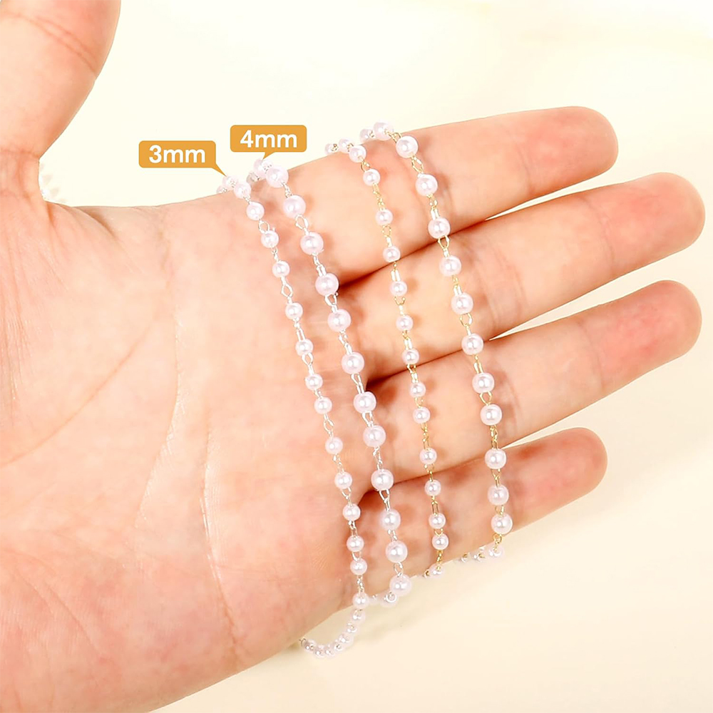 20 Metrów Łańcuszka z Imitacji – Pearl Trim Chain recenzja i cena