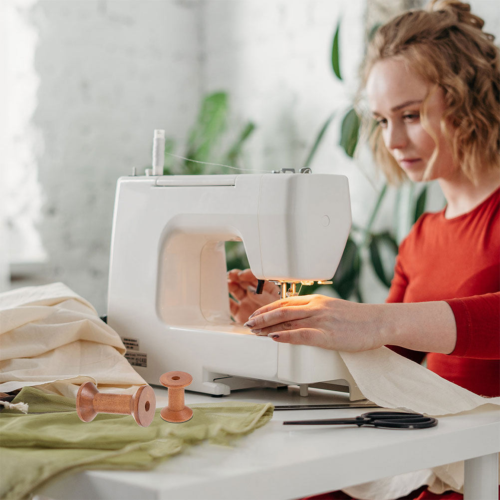 7 szt. drewnianych szpulek na  – Embroidery Craft recenzja i cena