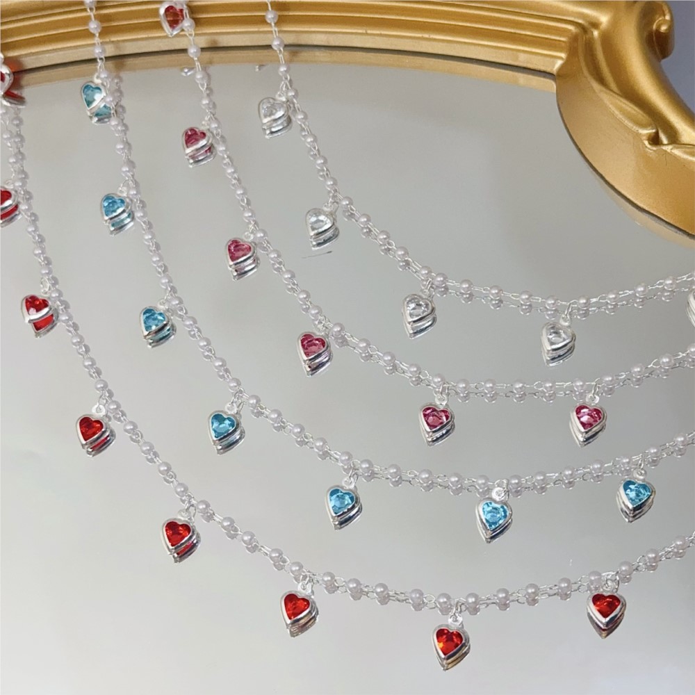 0,5 metra/1 metr Różowy Kryszt – Pearl Trim Chain recenzja i cena