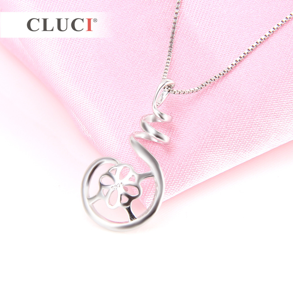 CLUCI 925 srebro wisiorek usta – Pearl Trim Chain recenzja i cena