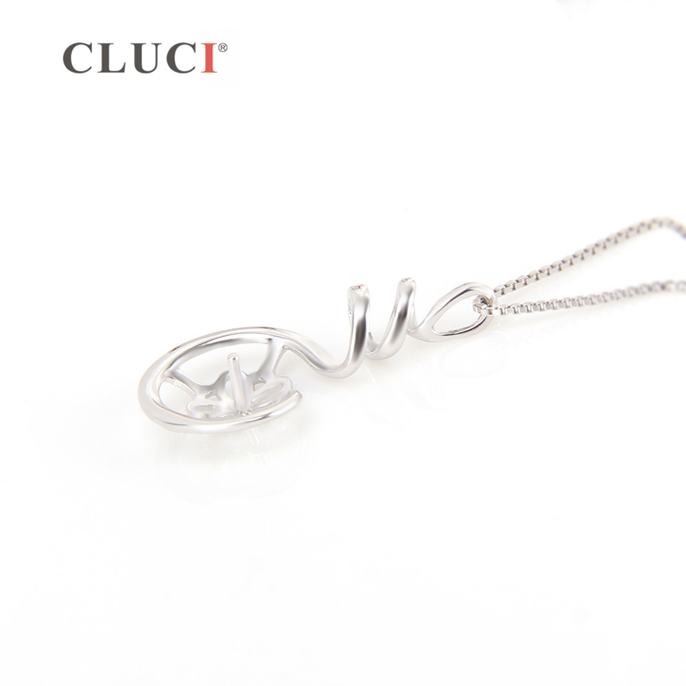 CLUCI 925 srebro wisiorek usta – Pearl Trim Chain recenzja i cena