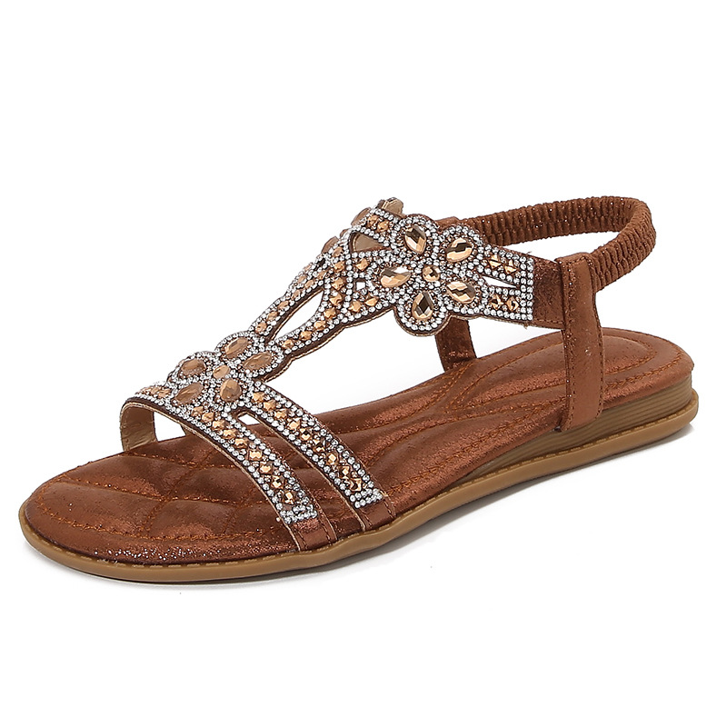 Sandały ażurowe w dużych rozmi – Sew On Rhinestone recenzja i cena